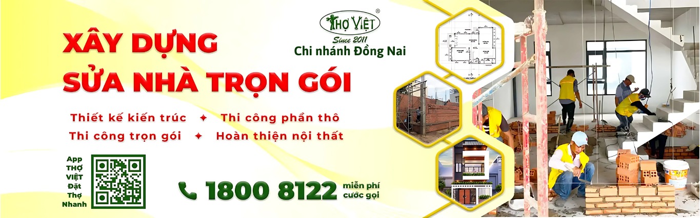 Thợ Đồng Nai sơn sửa nhà trọn gói tại Đồng Nai