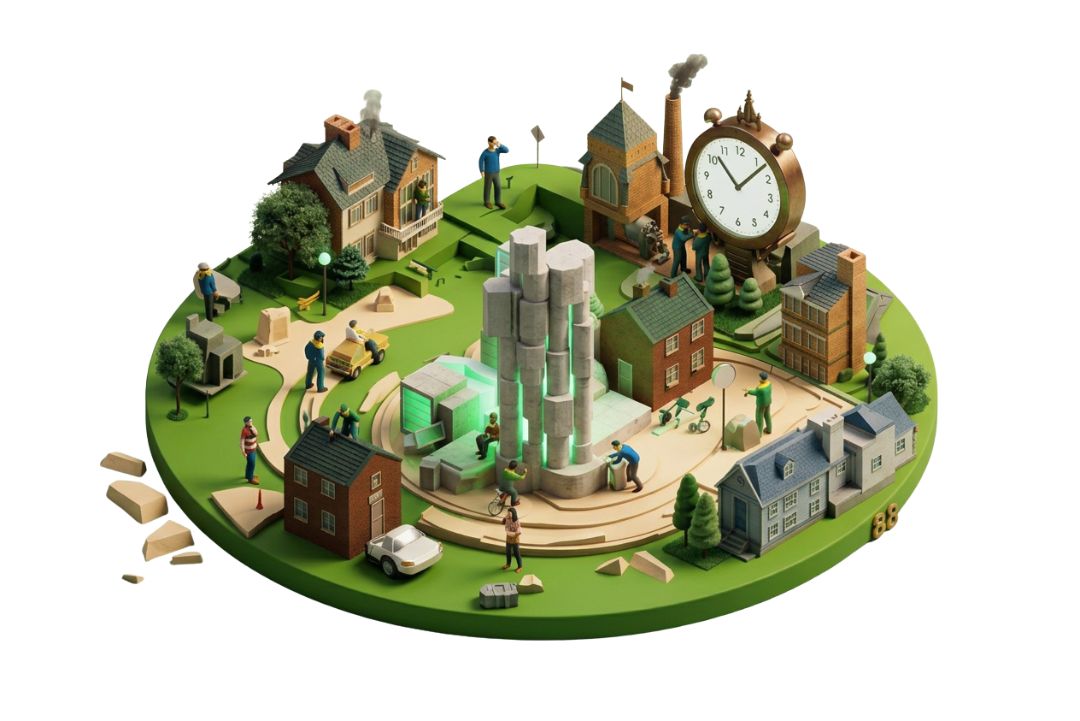 Tiến độ thi công rõ ràng