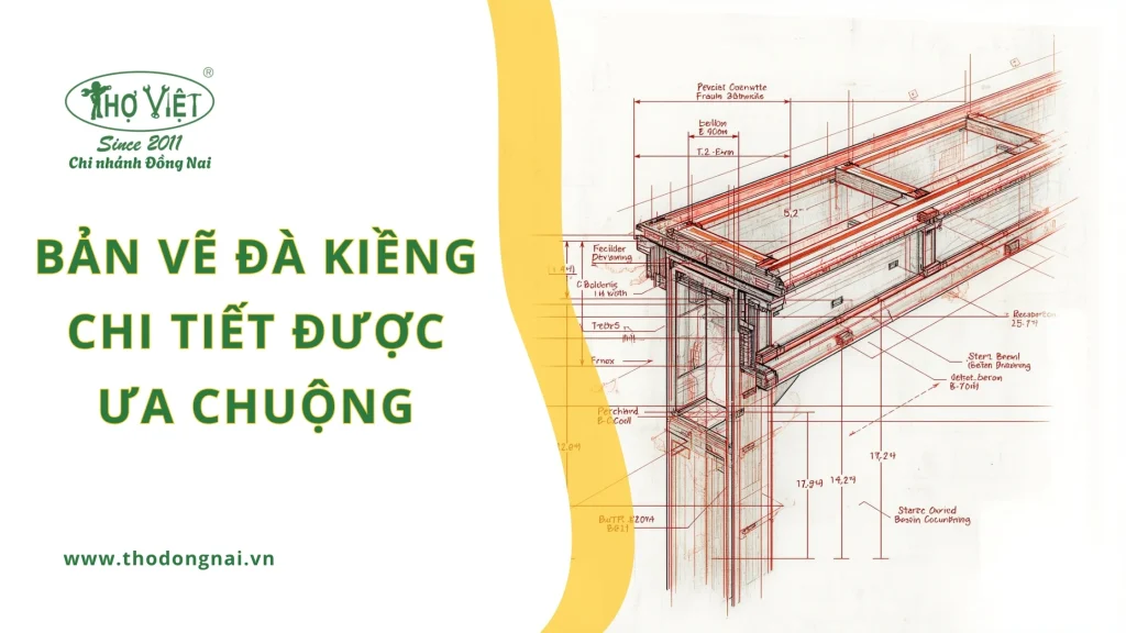 Top 10+ bản vẽ đà kiềng chi tiết được ưa chuộng