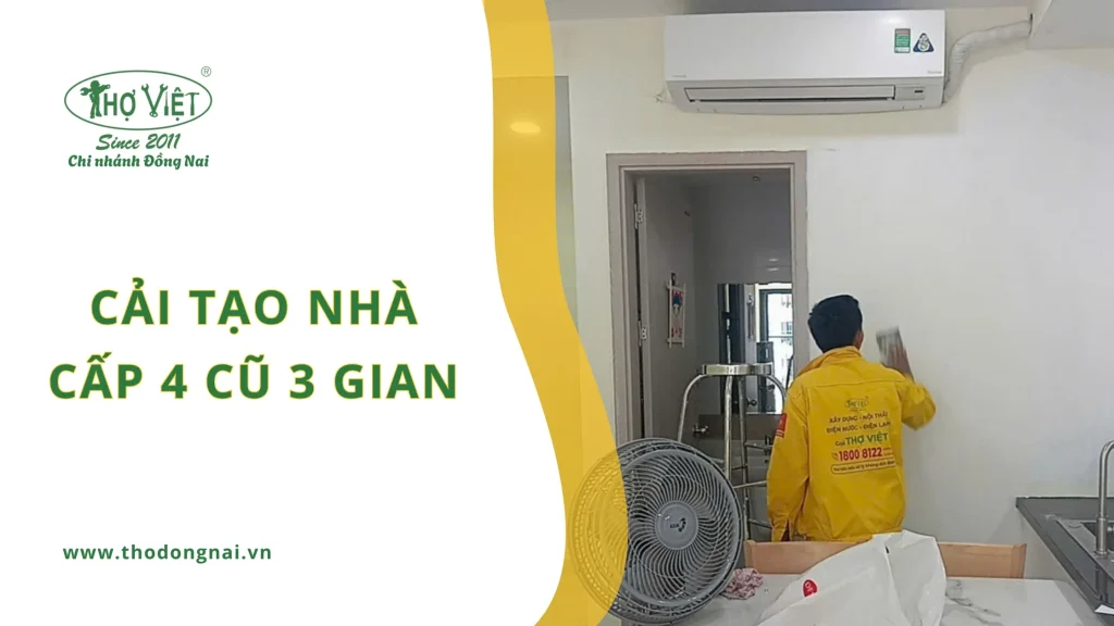 Cải tạo nhà cấp 4 cũ 3 gian cần lưu ý điều gì? Giá thành ra sao? 1 cải tạo nhà cấp 4 cũ 3 gian