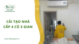 cải tạo nhà cấp 4 cũ 3 gian