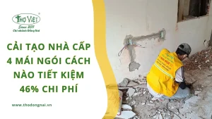 Cải tạo nhà cấp 4 mái ngói cách nào tiết kiệm 46% chi phí