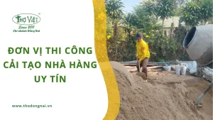 Đơn vị thi công cải tạo nhà hàng uy tín | THODONGNAI