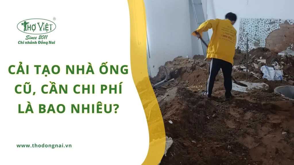Cải tạo nhà ống cũ, cần chi phí là bao nhiêu?