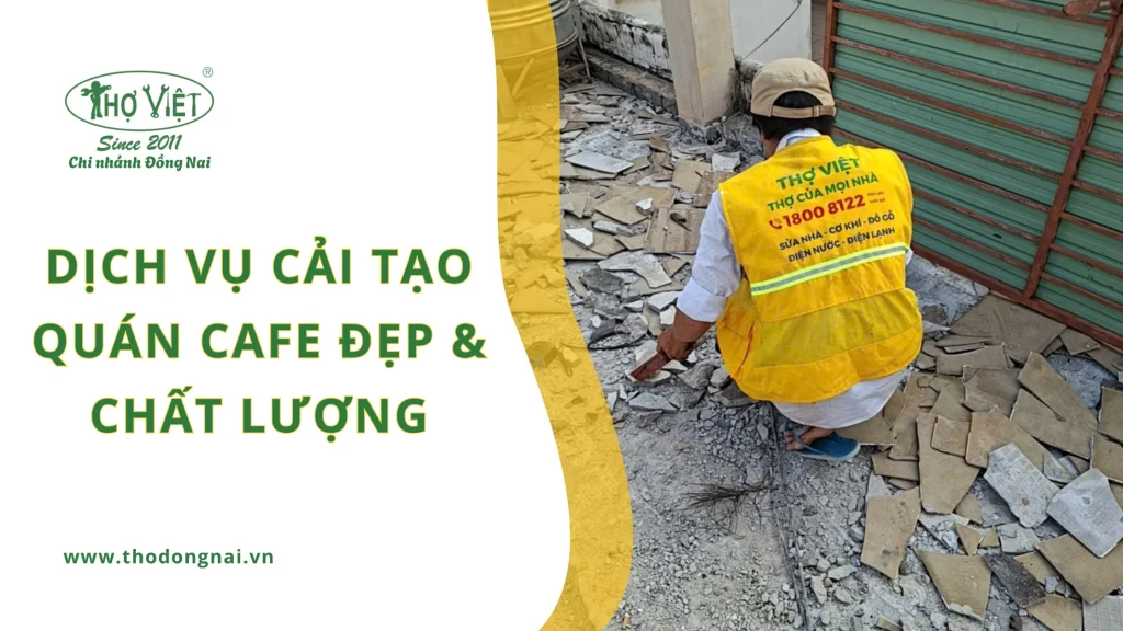 Dịch vụ cải tạo quán cafe đẹp & chất lượng | THODONGNAI