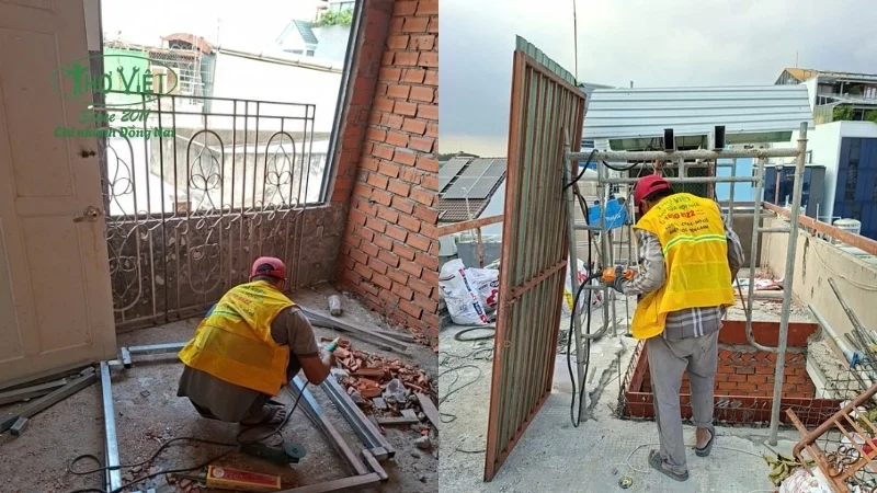 cải tạo nhà cấp 4 có gác lửng