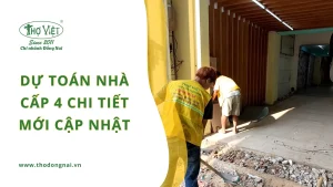 Dự toán nhà cấp 4