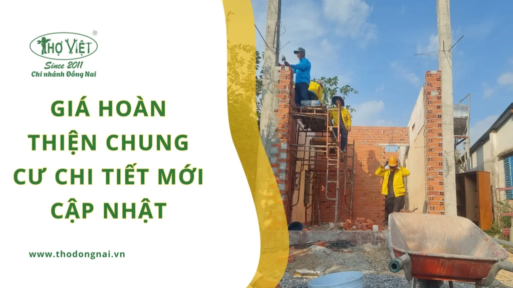 Giá hoàn thiện chung cư chi tiết mới cập nhật