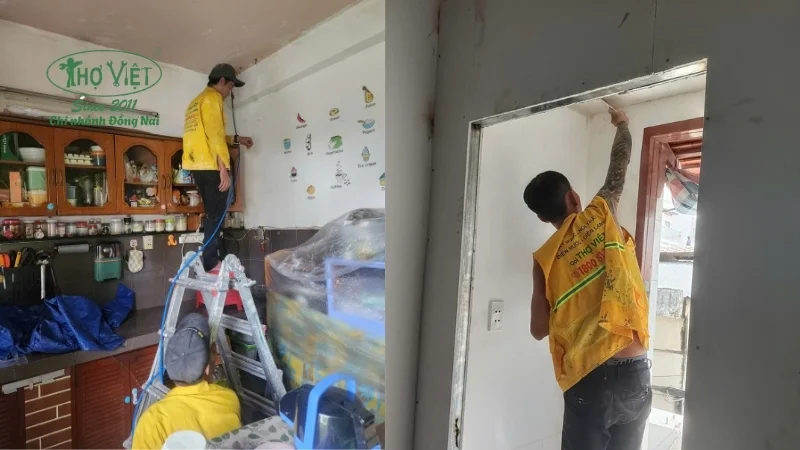 hạng mục cải tạo phòng trọ