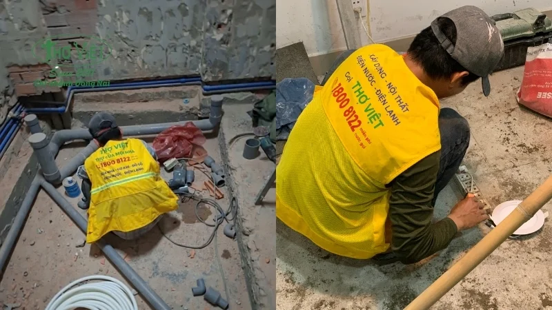 hạng mục sửa nhà vệ sinh