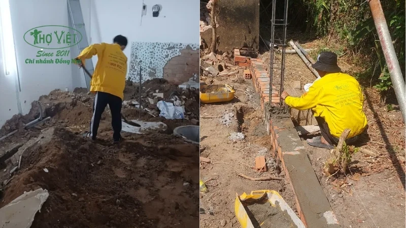 hạng mục thi công nhà hàng