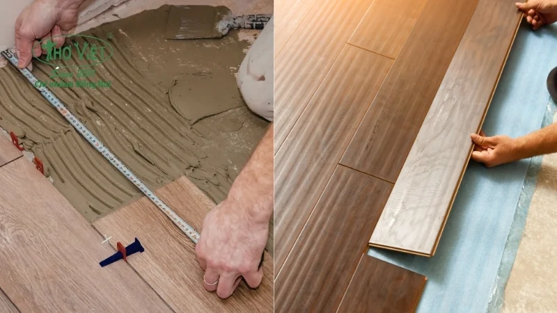 hạng mục thi công ván sàn