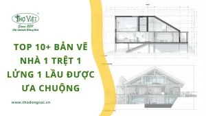 Top 10+ bản vẽ nhà 1 trệt 1 lửng 1 lầu được ưa chuộng