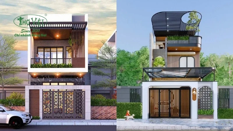 Mẫu nhà 1 trệt 1 lầu