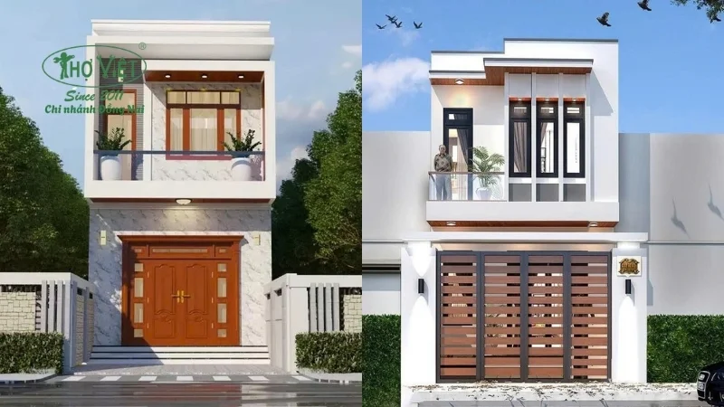 Mẫu nhà 1 trệt 1 lầu