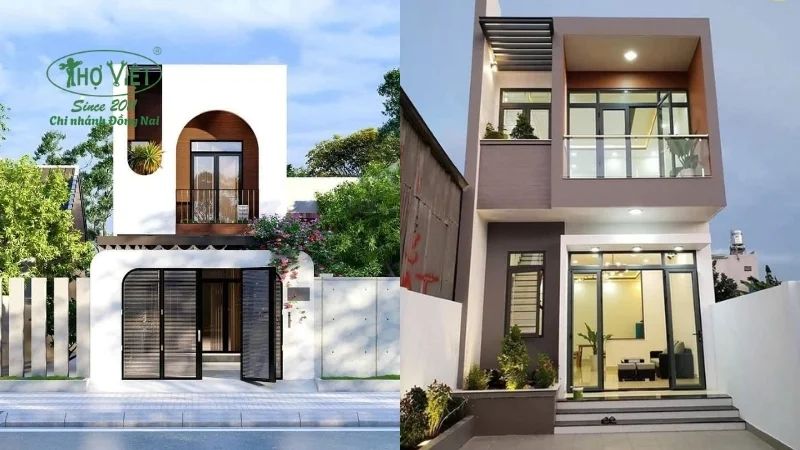 Mẫu nhà 1 trệt 1 lầu