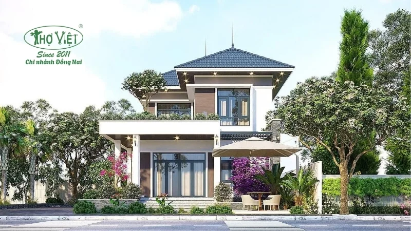 Mẫu nhà 1 trệt 1 lầu