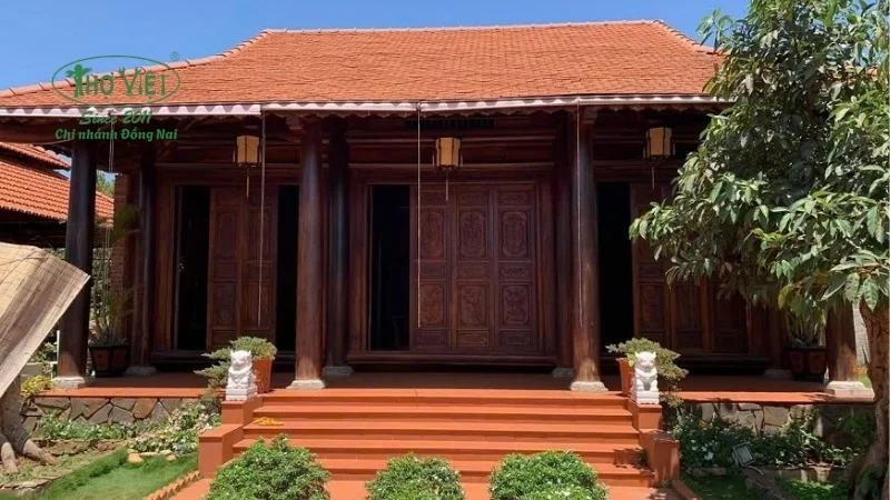 Mẫu cải tạo nhà gỗ 3 gian