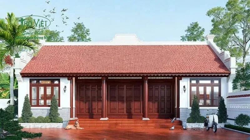 Mẫu cải tạo nhà gỗ 3 gian