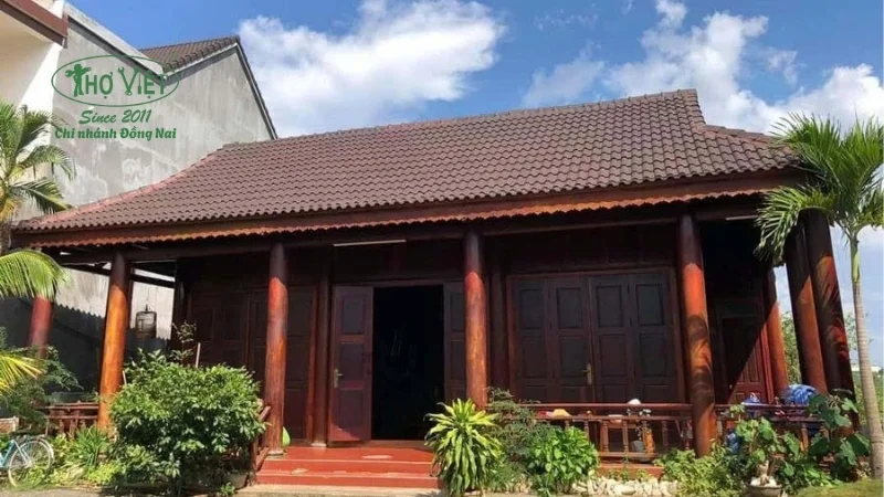 Mẫu cải tạo nhà gỗ 3 gian