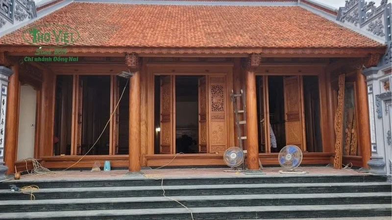 Mẫu cải tạo nhà gỗ 3 gian