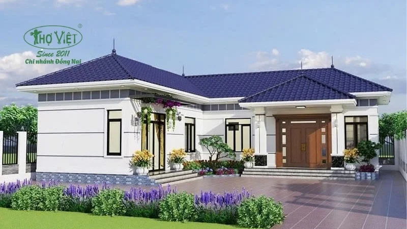 Mẫu cải tạo nhà cấp 4 chữ L