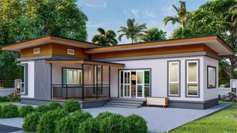 Mẫu cải tạo nhà cấp 4 chữ L