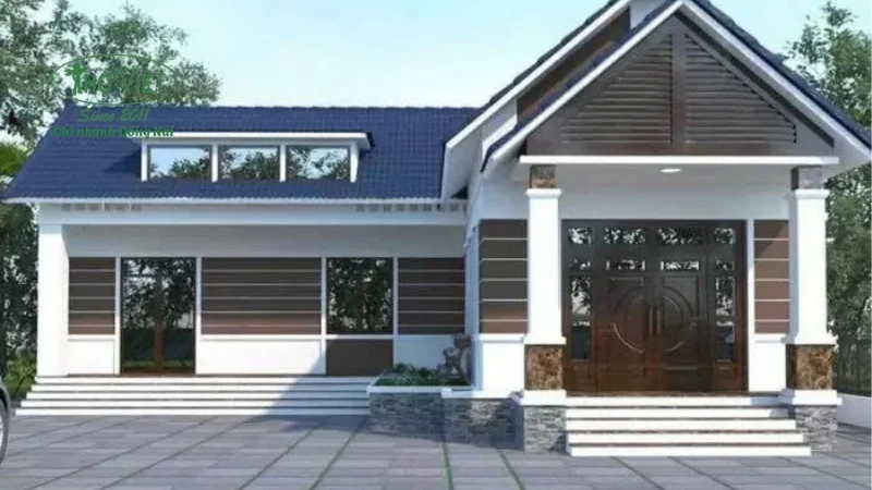 Mẫu cải tạo nhà cấp 4 chữ L