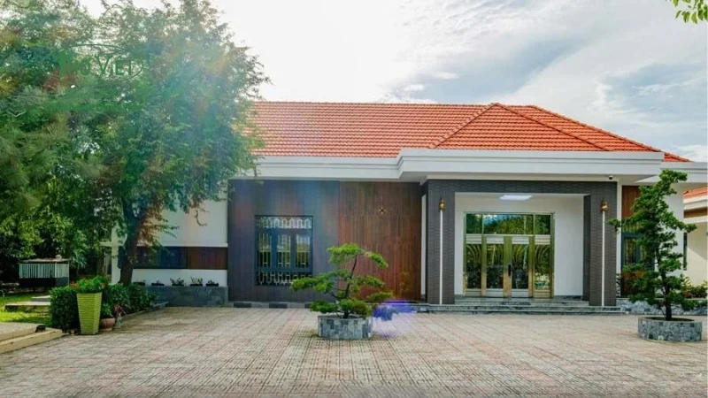 Mẫu nhà cấp 4 có mái ngói