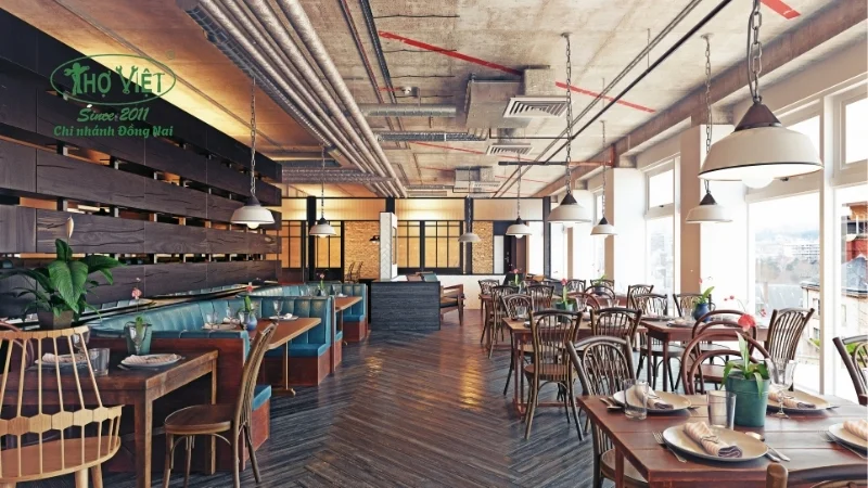 Mẫu nhà hàng ấn tượng và phổ biến hiện nay