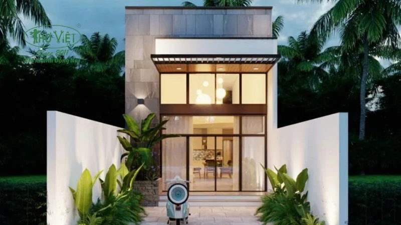 Mẫu nhà ống 1 tầng