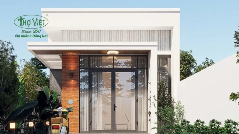 Mẫu nhà ống 1 tầng