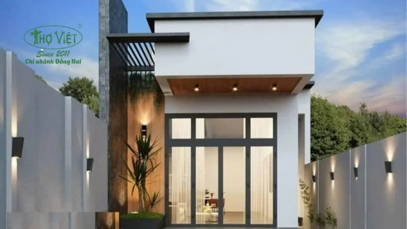 Mẫu nhà ống 1 tầng