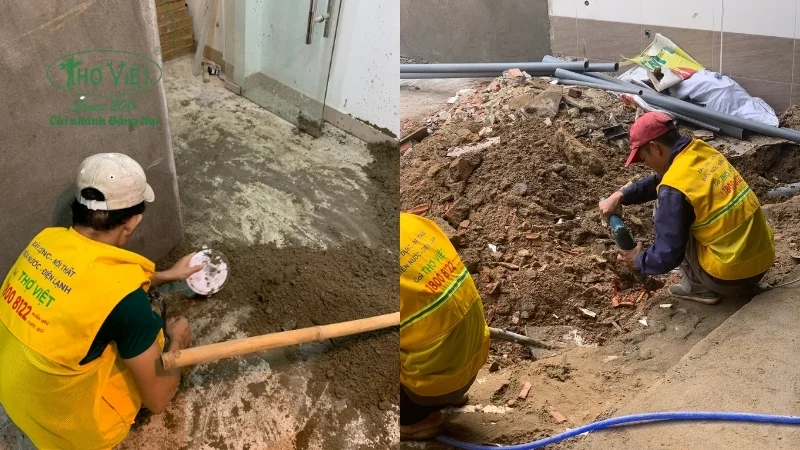 quy trình sửa chữa nhà