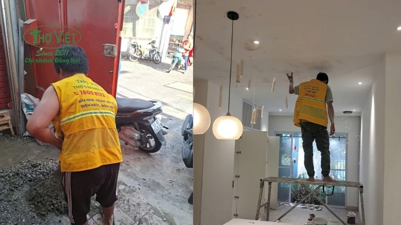 quy trình sửa nhà