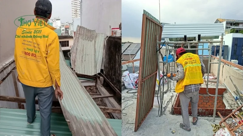 quy trình thảo dở nhà