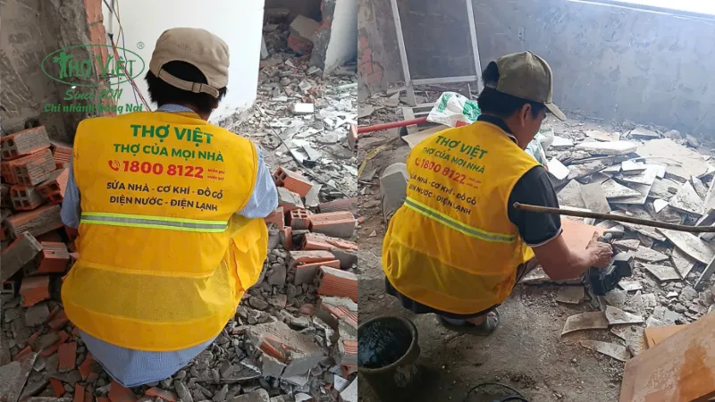 Thợ Việt nhận sửa nhà trọn gói tại