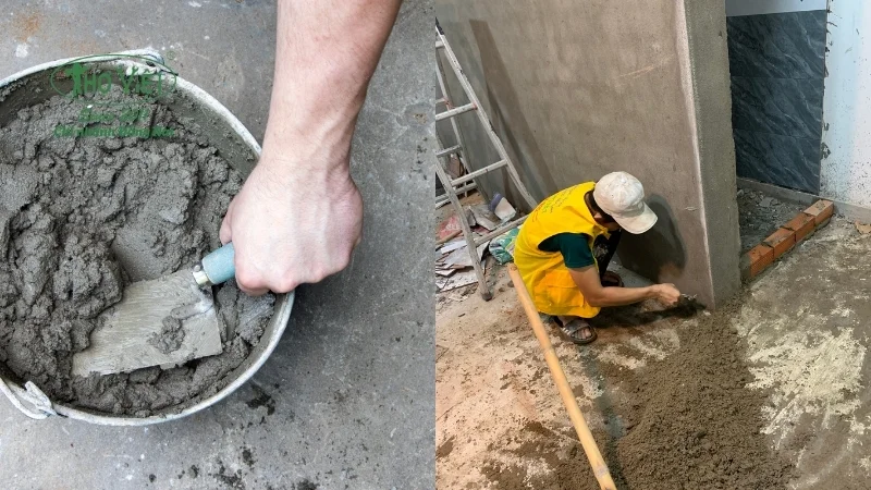 1 ngày thợ trát được bao nhiêu m2 tường?