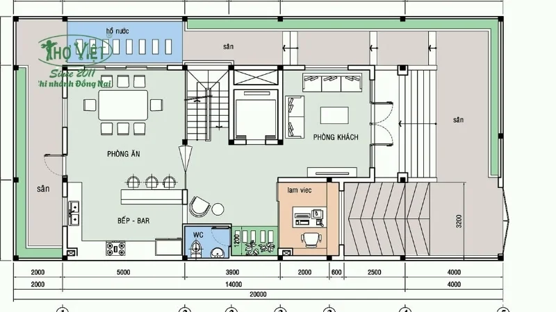 Bản vẽ phổ biến cho tầng hầm nhà phố