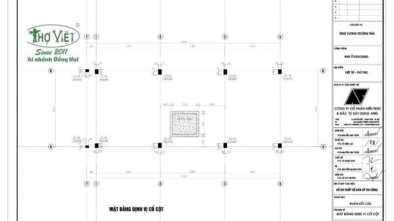 Bản vẽ móng cọc hiện đại nhất hiện nay