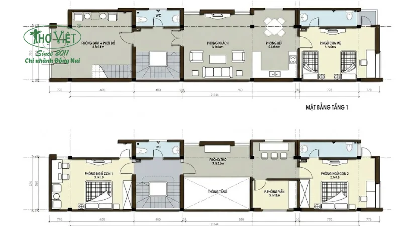 Bản vẽ nhà 4x18 chi tiết và đúng tiêu chuẩn