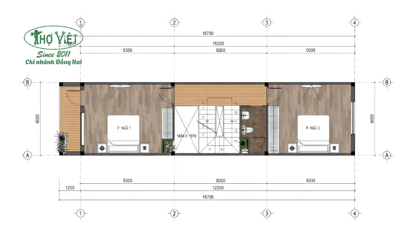 Bản vẽ nhà 4x18 chi tiết và đúng tiêu chuẩn