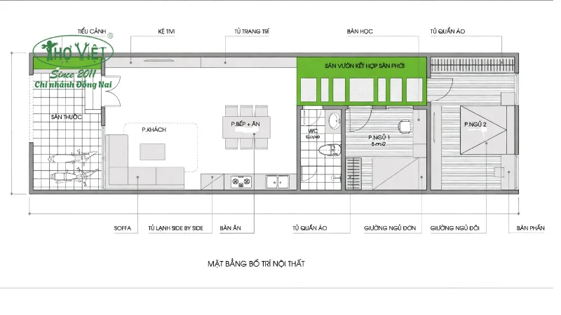 bản vẽ nhà cấp 4 70m2
