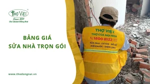 Bảng giá sửa nhà trọn gói mới nhất [thangnam]