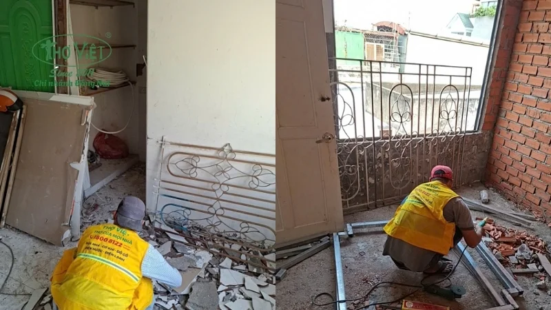 Các giai đoạn trong biện pháp thi công nhà