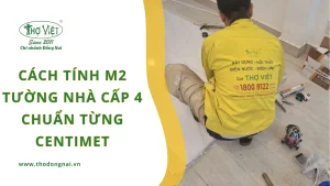 Cách tính m2 tường nhà cấp 4 chuẩn từng centimet