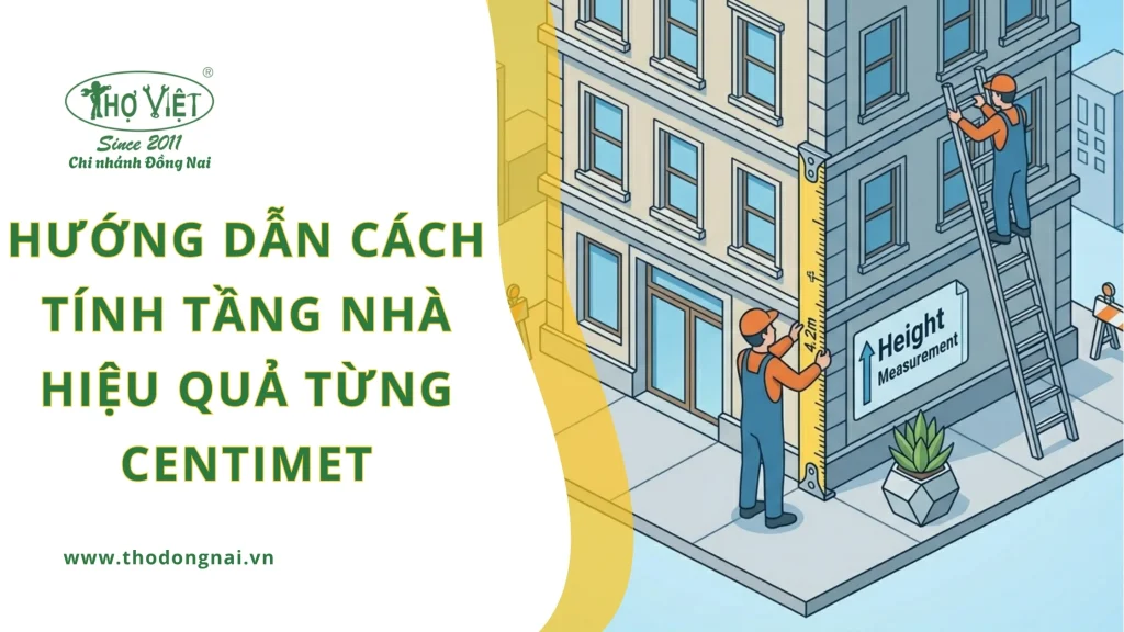 Hướng dẫn cách tính tầng nhà hiệu quả từng centimet