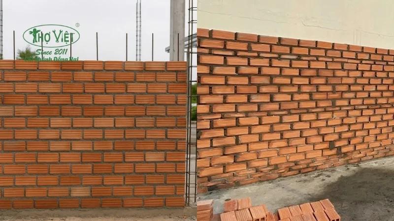 Cấu tạo của tường gạch