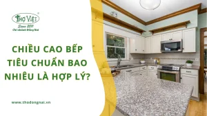 Chiều cao bếp tiêu chuẩn bao nhiêu là hợp lý?