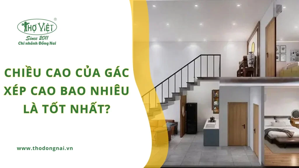 Chiều cao của gác xép cao bao nhiêu là tốt nhất?